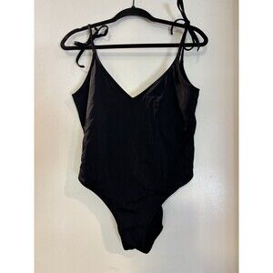 Women’s Victorias Secret Pink One Piece Swimsuit.  Black Size L/XL